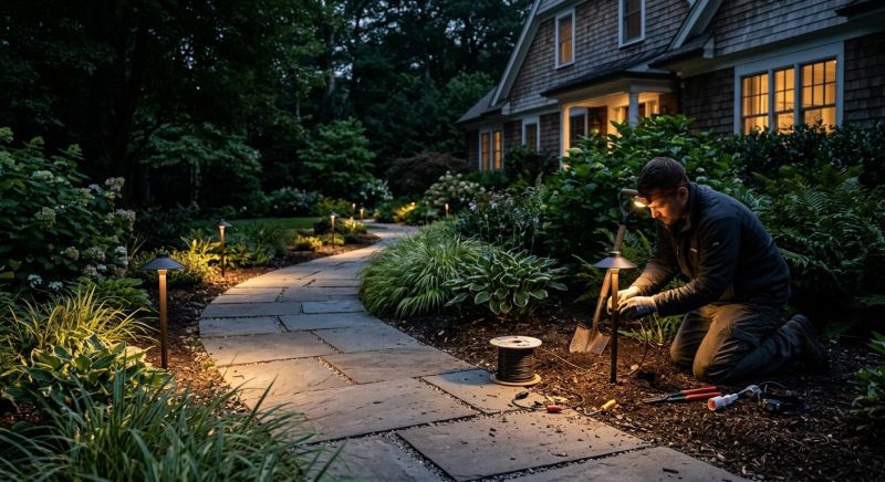 Landscape Lighting Repair in Kansas City, KS