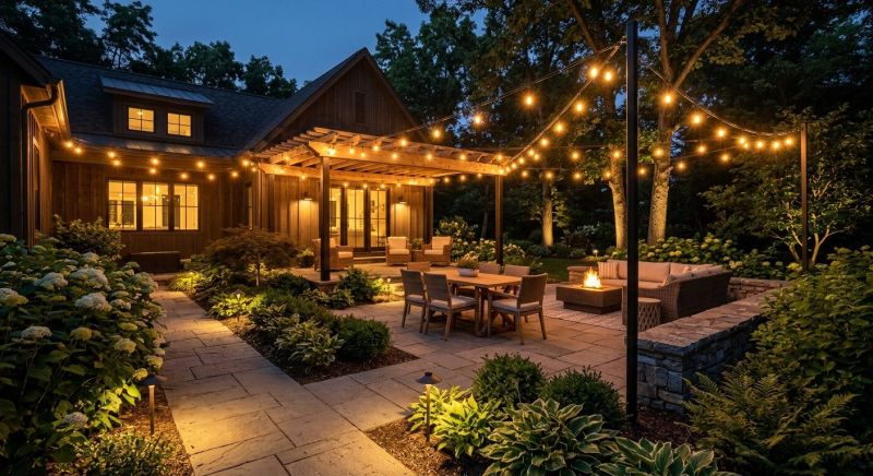 Patio Lights Installation in Kansas City, KS